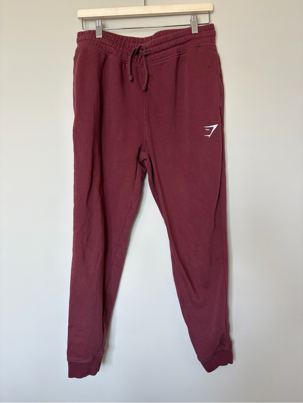 Gymshark Burgundy Drawstring Joggers